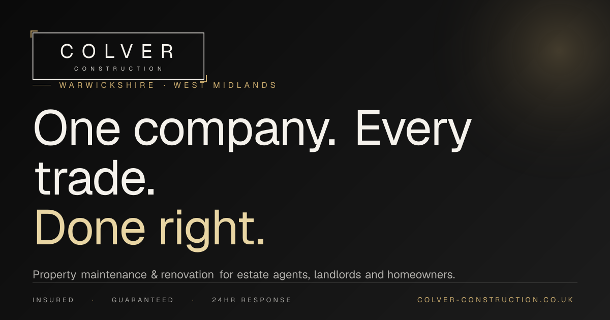 Residential Renovations & Refurbishments | Warwickshire | Colver ...